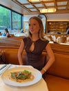 Malin Tomkins top with cut-out - Brown