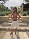 Zigga top - Orange/beige