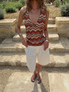 Zigga top - Orange/beige