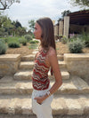 Zigga top - Orange/beige