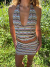 Tallulah top with pattern – Multi colored