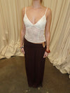 Lelija top with sequins - Beige