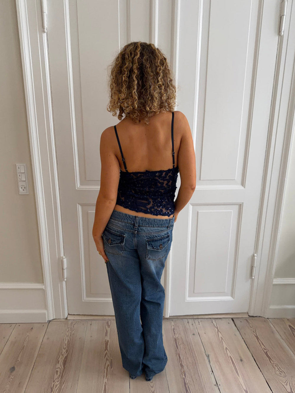 Lenia blonde top - Navy