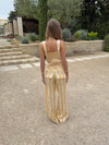 Hemna top with stripes - Yellow/white