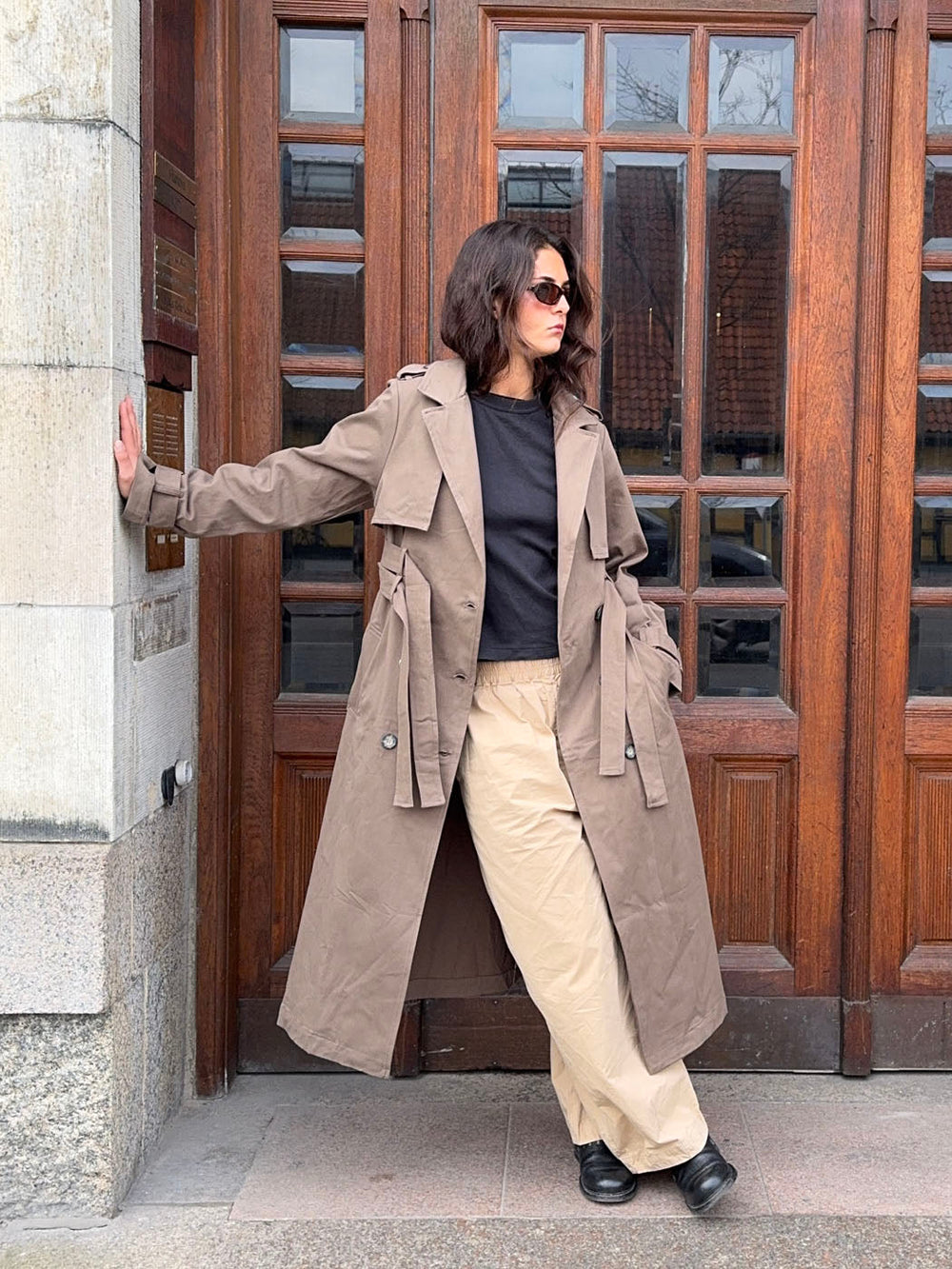 Bitta trench coat - Brown