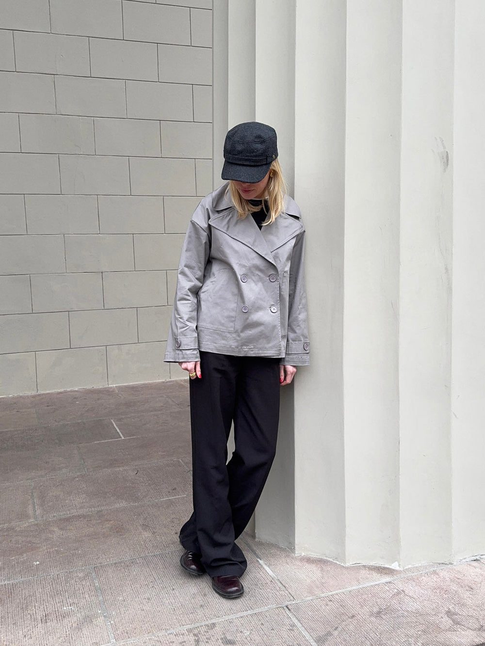 Catinka trenchcoat - Grey