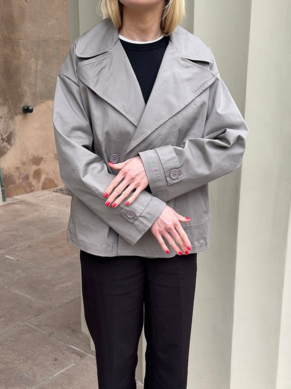 Catinka trenchcoat - Grey