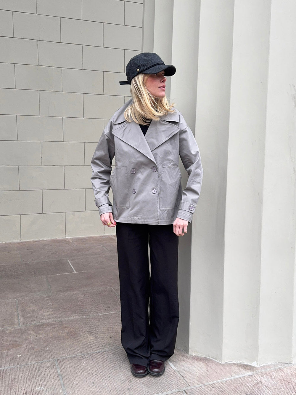 Catinka trenchcoat - Grey