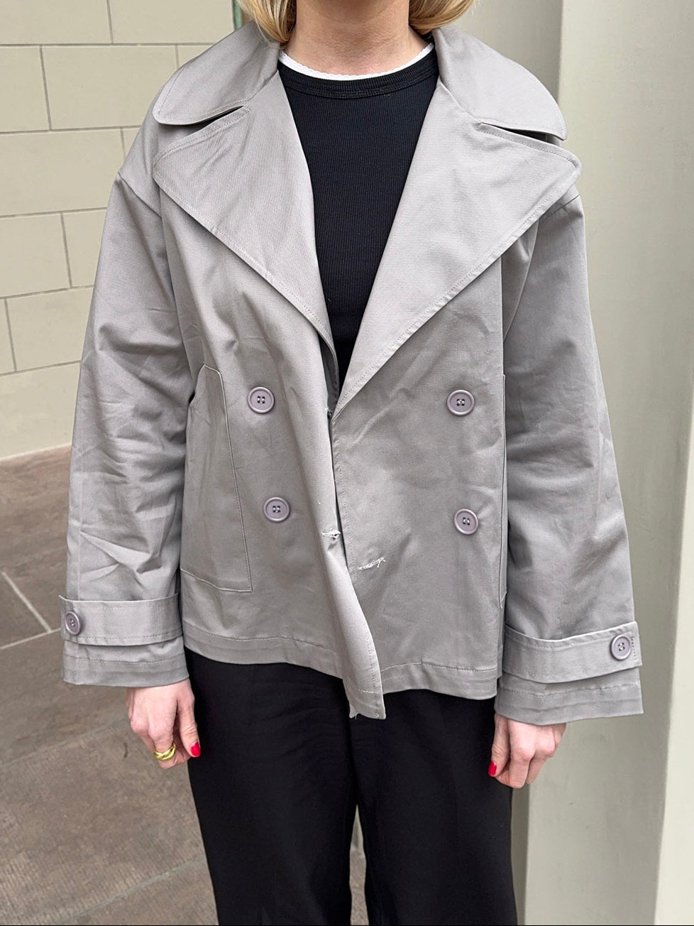 Catinka trenchcoat - Grey