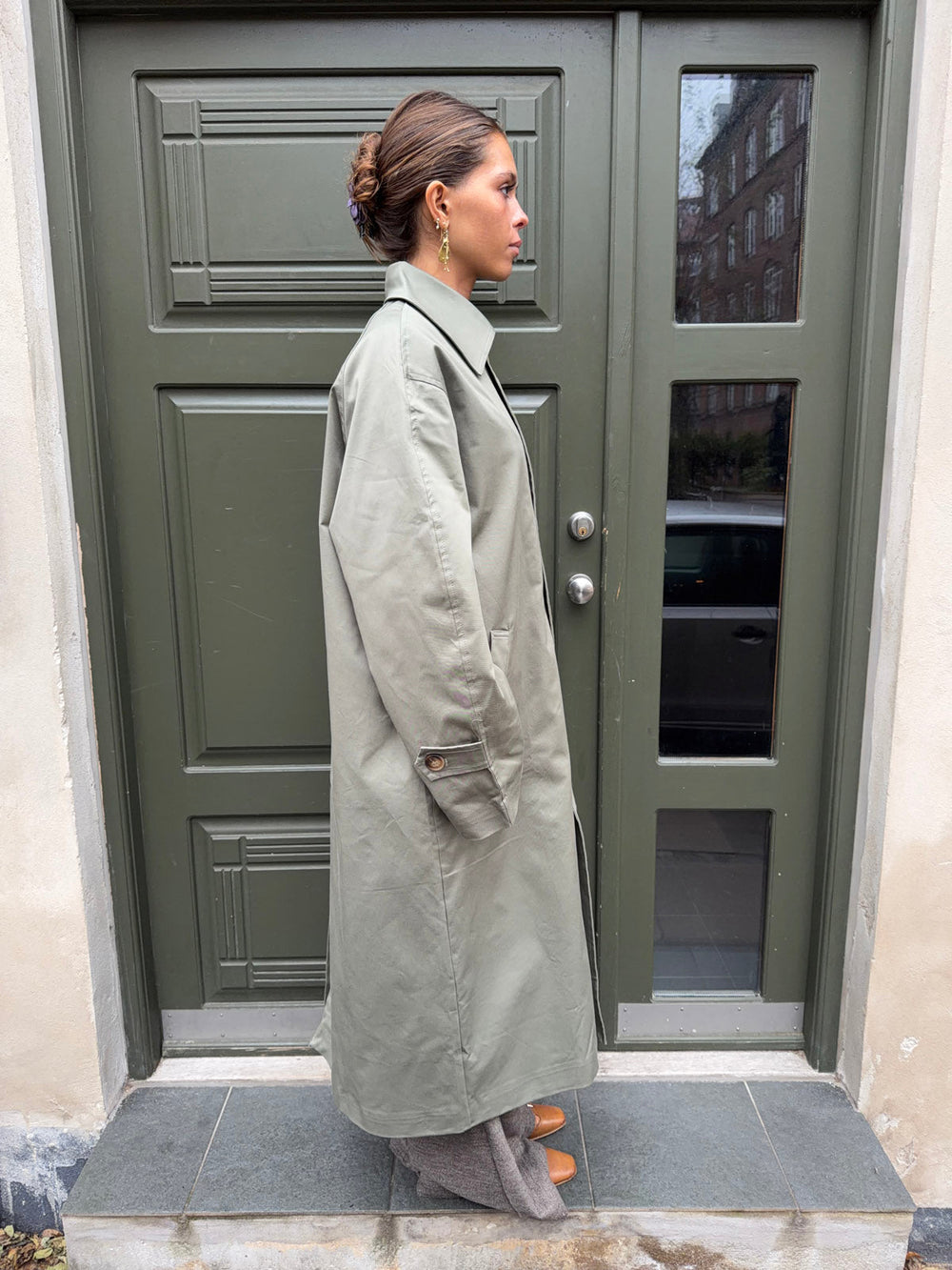 Jujava trenchcoat - Khaki green