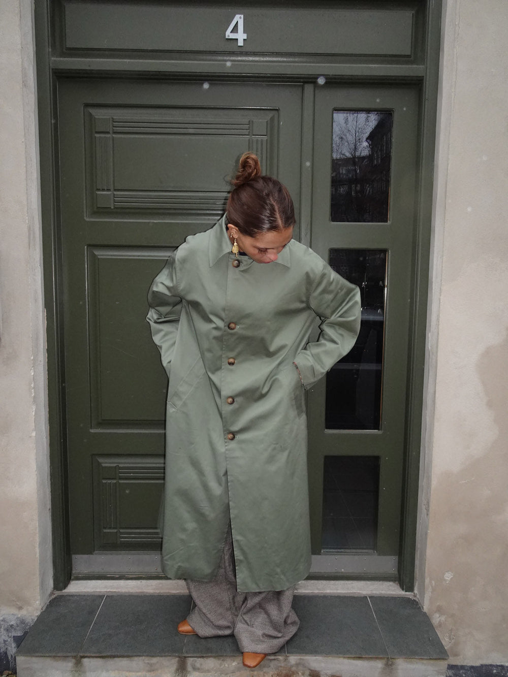 Jujava trenchcoat - Khaki green