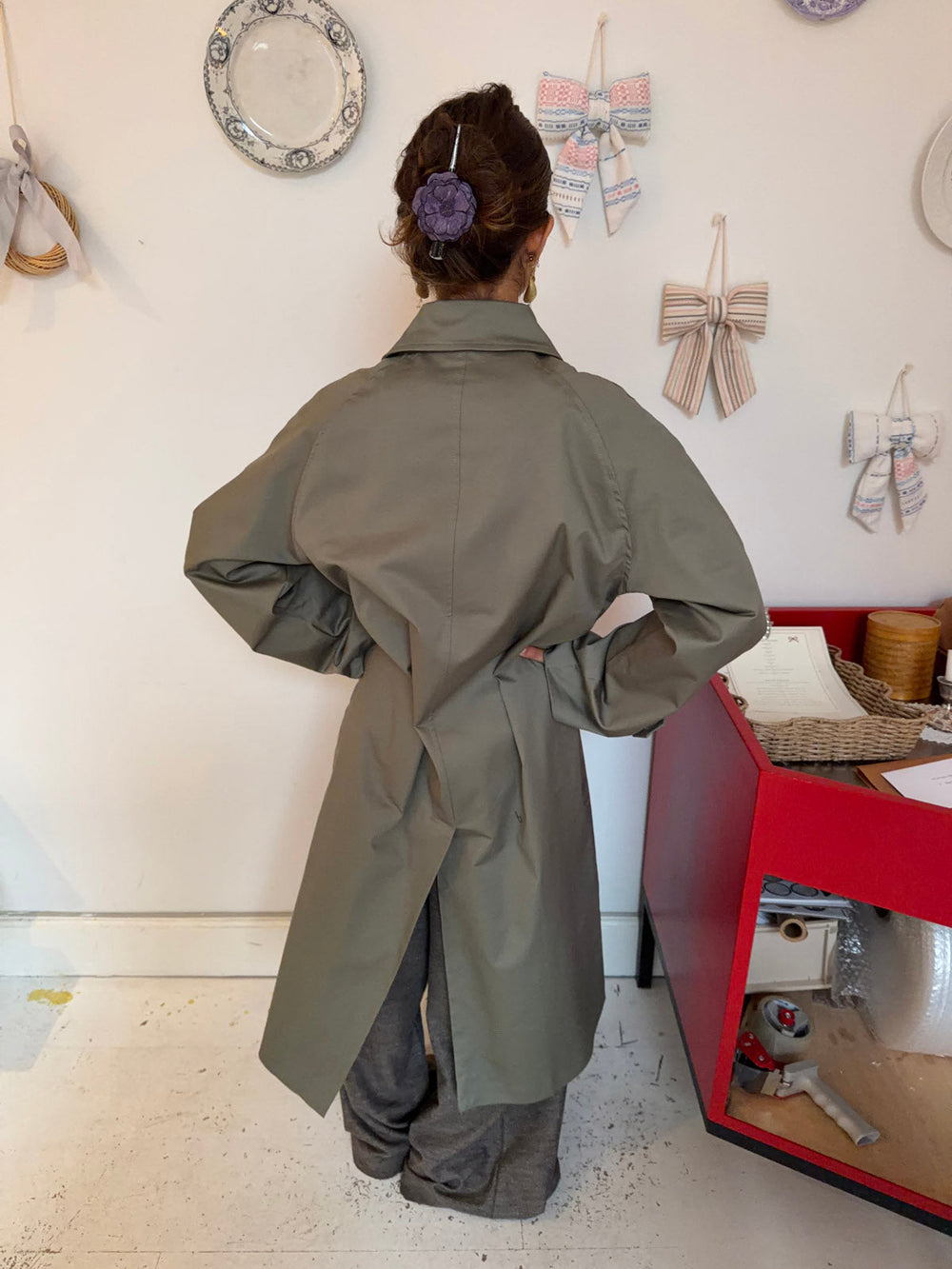 Jujava trenchcoat - Khaki green