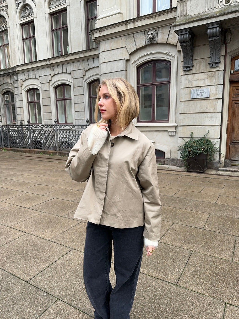 Monica short trenchcoat - Beige