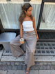 Zera lace tube top - White
