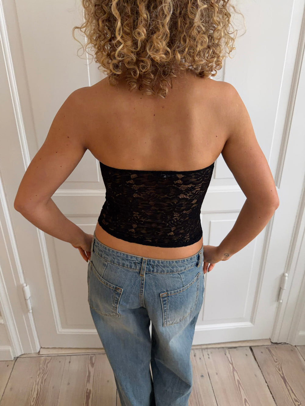 Zera lace top - Black