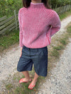 Silkeline turtleneck - Purple/red