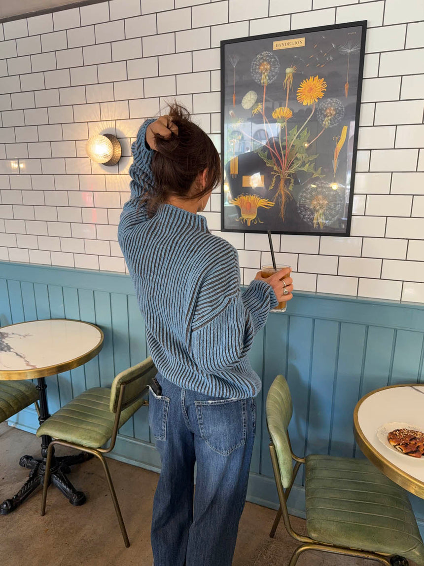 Silkeline turtleneck - Blue