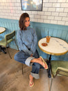 Silkeline turtleneck - Blue