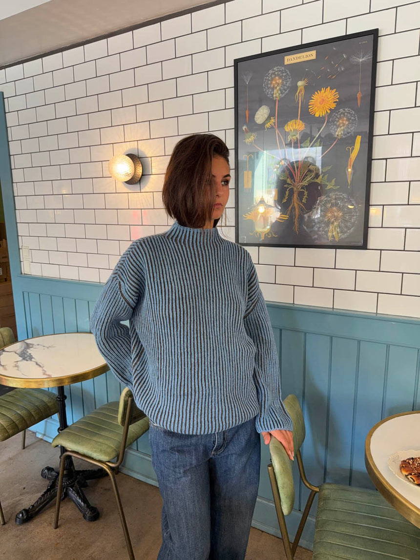 Silkeline turtleneck - Blue