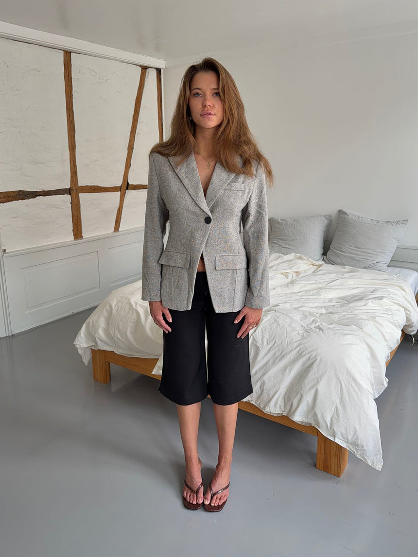 Sienna wool blazer - Light grey