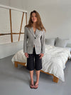 Sienna wool blazer - Light grey
