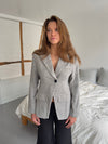Sienna wool blazer - Light grey
