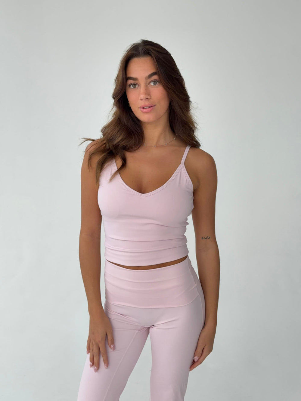 Lively v-neck tank top - Candy floss