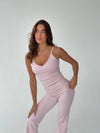 Lively v-neck tank top - Candy floss