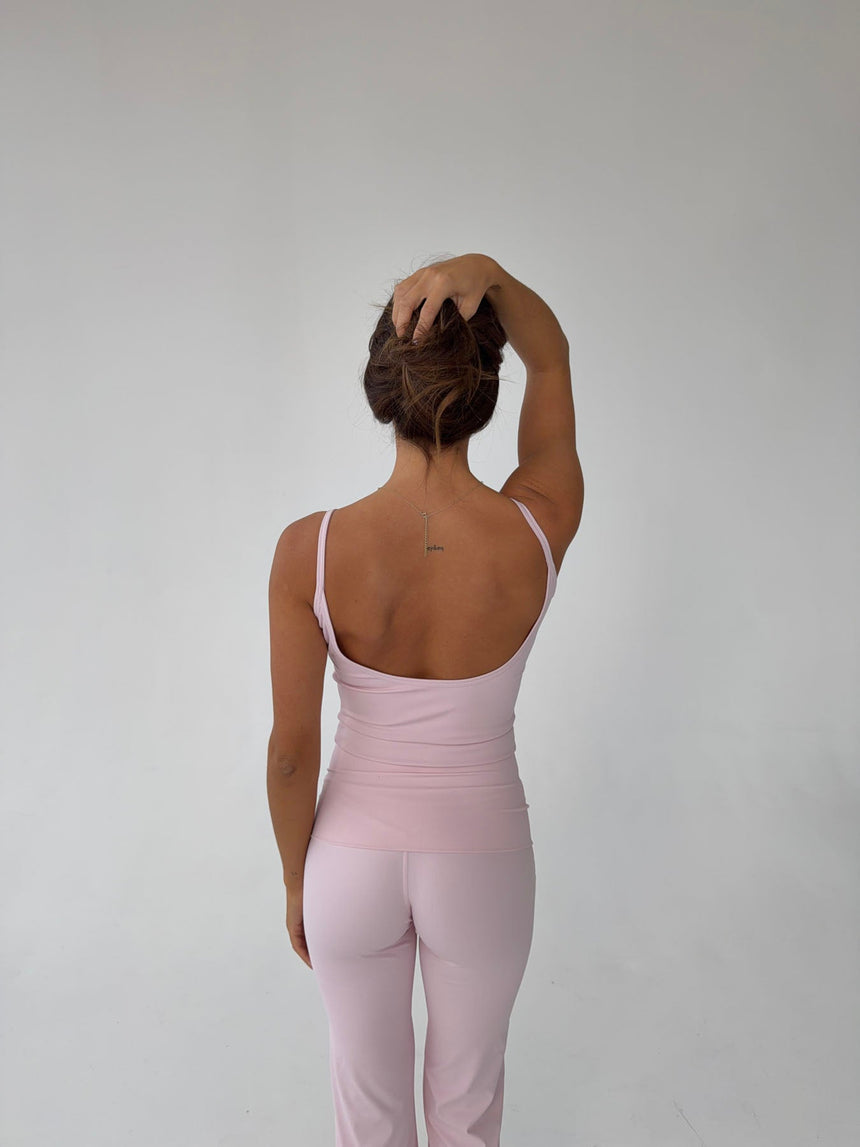 Lively v-neck tank top - Candy floss