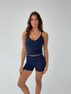 Lively v-neck tank top - Midnight