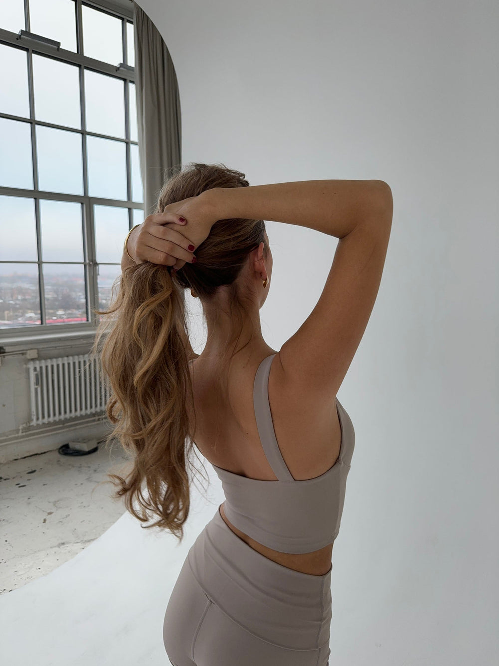 Ultimate v-neck top - Ash