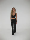 Ultimate v-neck top - Jet Black
