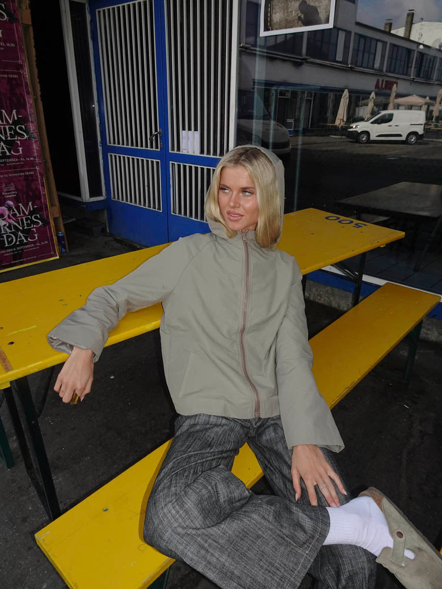 Ashley windbreaker jacket - Beige